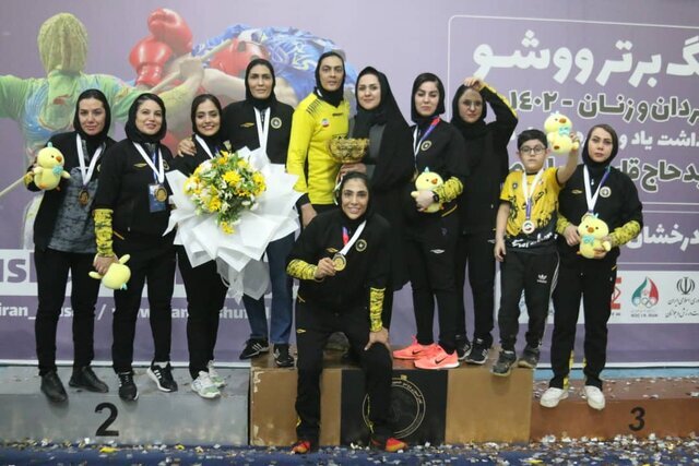 اصفهانی‌ها پنجمین طلای ووشو را به خانه بردند