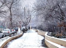 افت شدید دمای هوای استان اردبیل