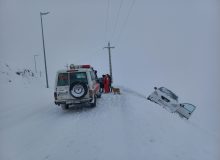 امدادرسانی به ۱۴۱۹ نفر گرفتار شده در برف و کولاک استان اردبیل