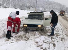 امدادرسانی به ۱۹۲۱ نفر گرفتار شده در برف و کولاک استان اردبیل