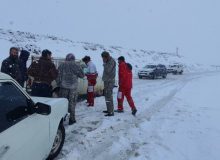 امدادرسانی ۲۰۵ تیم عملیاتی هلال احمر به بیش از ۷۸۰۰ نفر در برف و کولاک ۵ روز اخیر