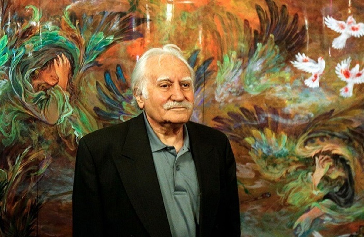 عکس| دستخط جالب و زیبای استاد فرشچیان