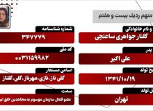 معرفی متهمان دادگاه منافقین/ گلناز جواهری‌ساعتچی؛ متهم ردیف بیست‌وهفتم