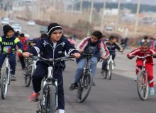 همايش دوچرخه سواری روز هوای پاک در جاجرم و اسفراین