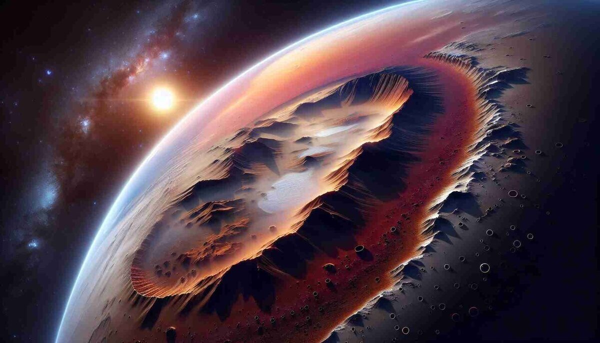 کشف ذخایر یخ با عمق ۴ کیلومتر در مریخ!