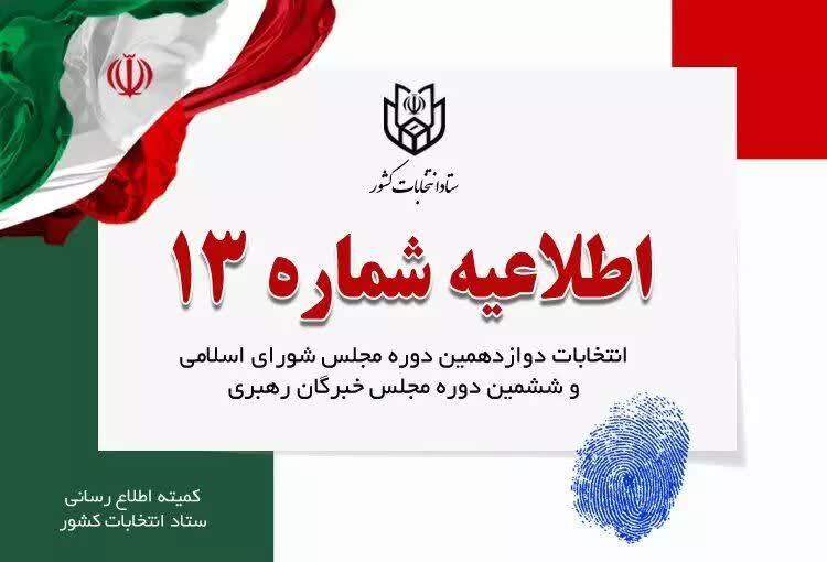 اعلام مدارک هویتی ۵ گانه برای رأی‌دهندگان در انتخابات ۱۱ اسفند
