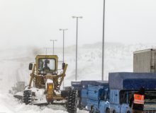بارش شدید برف در لرستان