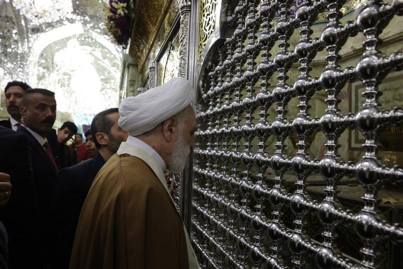 حجت‌الاسلام والمسلمین محسنی اژه‌ای حرم امامین کاظمین را زیارت کرد – خبرگزاری مهر | اخبار ایران و جهان