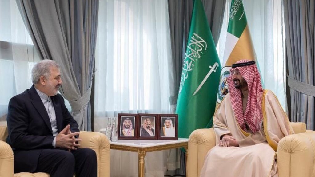 دیدار سفیر ایران و وزیر گارد ملی عربستان دیدار سفیر ایران و وزیر گارد ملی عربستان