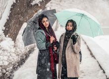 فیلم| بارش اولین برف زمستانی در کابل