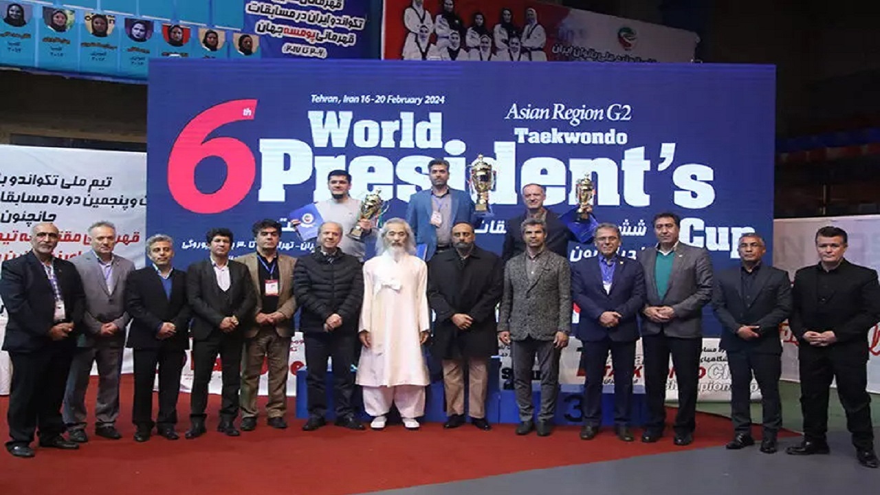 مردان تکواندو ایران در جام ریاست فدراسیون جهانی قهرمان شدند