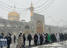 ویدیو/ اولین بارش زمستانی برف در مشهد