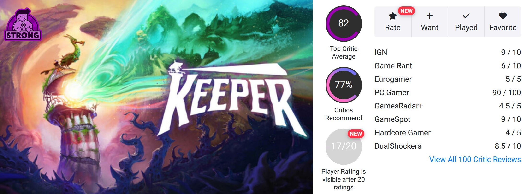 نقدها و نمرات Keeper، انحصاری جدید Xbox، منتشر شدند [به‌روزرسانی شد] - لینک ۳۶۵