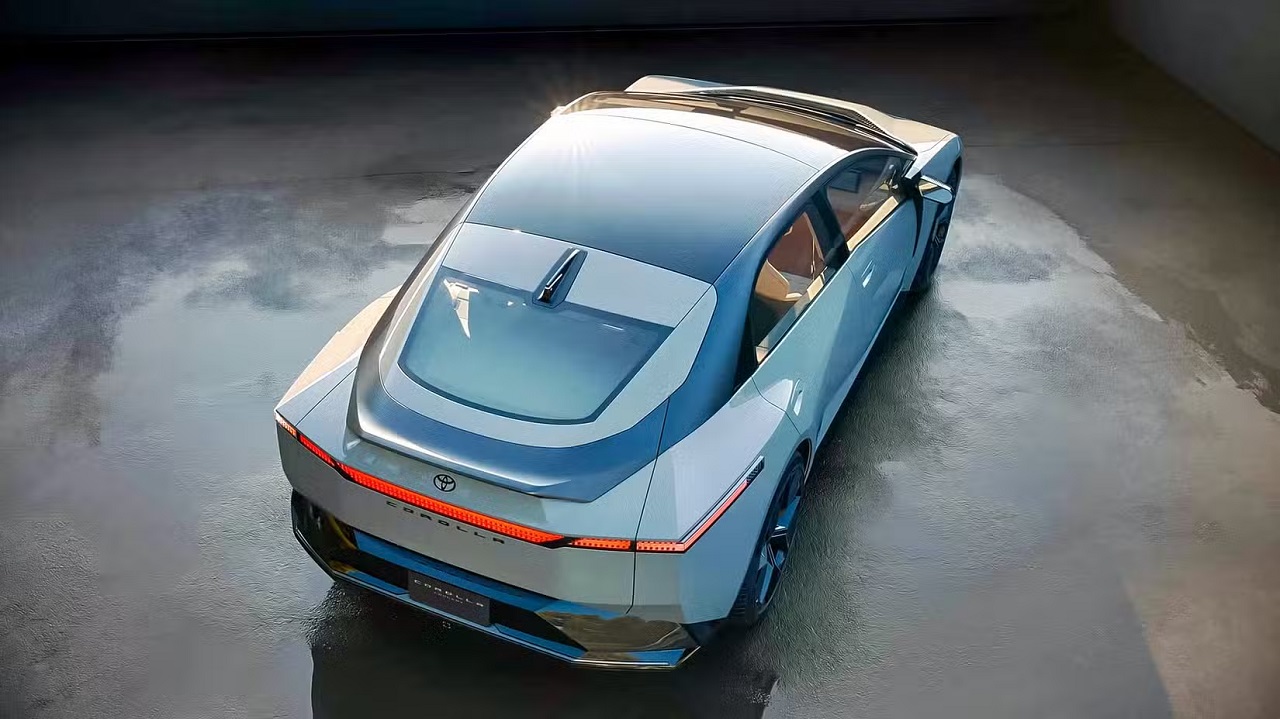 Toyota Takes The Wraps Off A Radically New Corolla Concept At 2025 Japan Mobility Show2 تویوتا از کانسپت کاملاً جدید کرولا در نمایشگاه Japan Mobility Show 2025 رونمایی کرد - لینک ۳۶۵