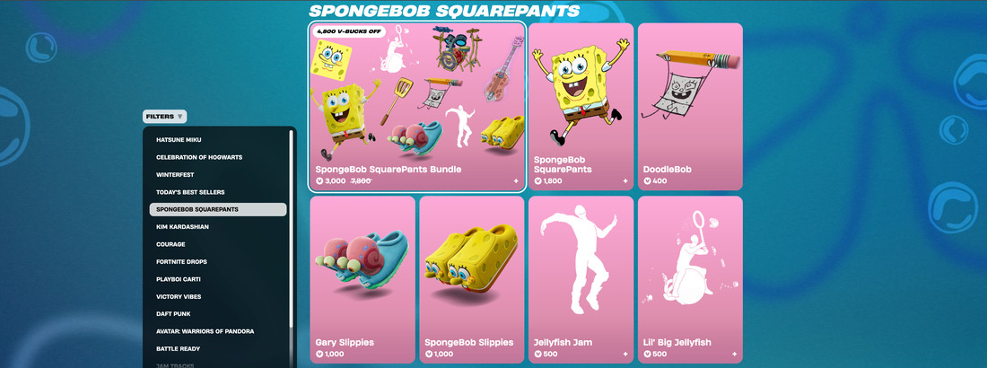 باب اسفنجی به Fortnite پیوست - لینک ۳۶۵