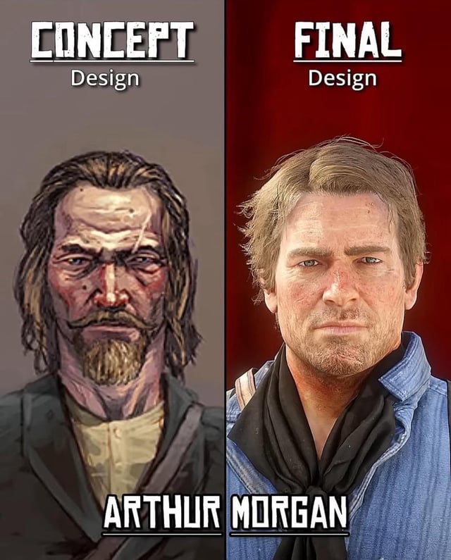 1000018653 آرتور مورگان قرار بود در بازی Red Dead Redemption 2 چهرهای زشتتر داشته باشد - لینک ۳۶۵