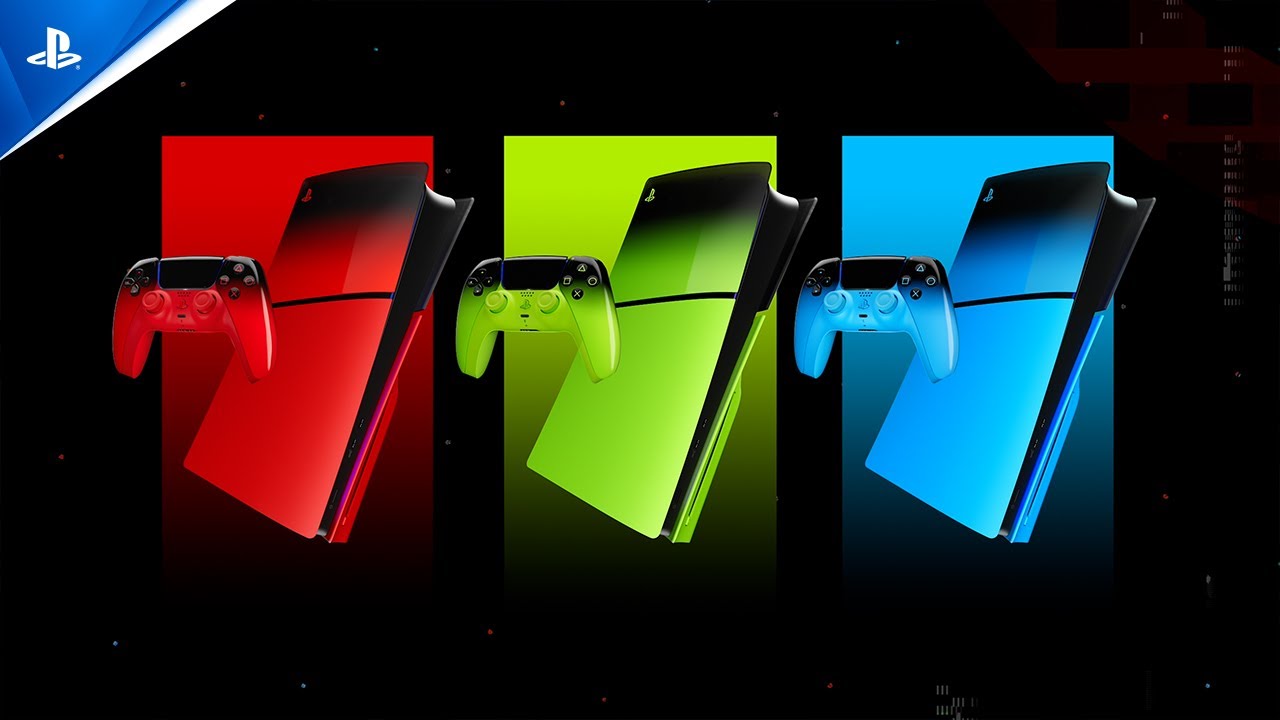 پلی استیشن از مجموعه کنترلرها و کاورهای کنسول چند رنگی جدید رونمایی کرد 