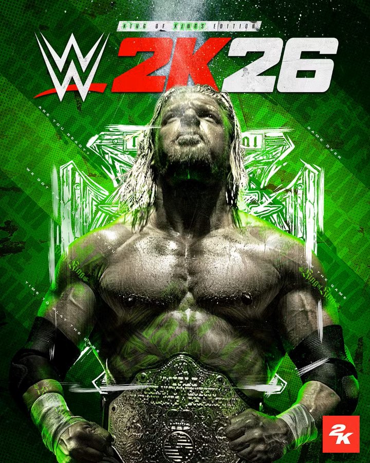 کشتی‌کج‌کار اصلی روی جلد بازی WWE 2K26 مشخص شد + تصاویر | لینک ۳۶۵