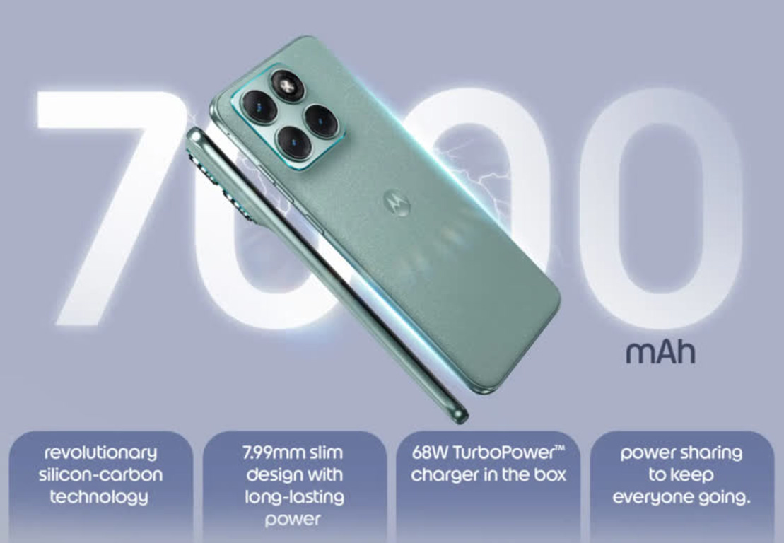 موتورولا اج ۷۰ فیوژن با باتری ۷۰۰۰ میلی‌آمپرساعتی در راه است | لینک ۳۶۵