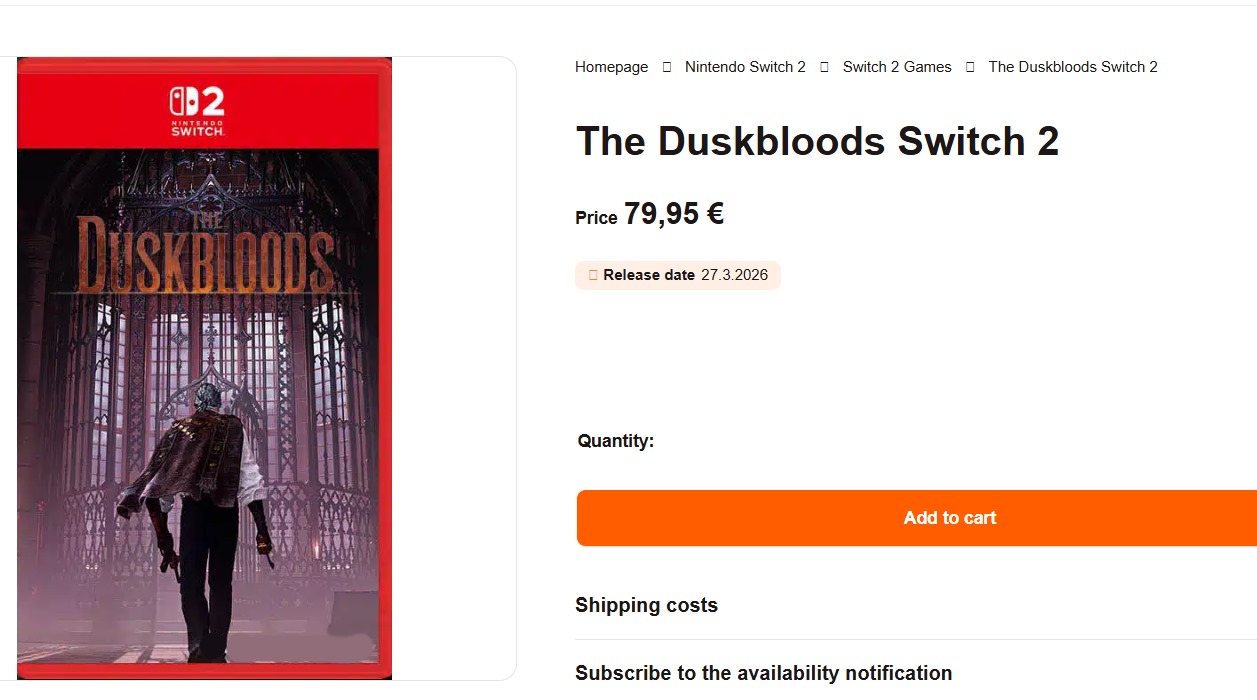 Screenshot 2026 02 19 001751 شایعه: تاریخ عرضه بازی The Duskbloods فاش شد | لینک ۳۶۵