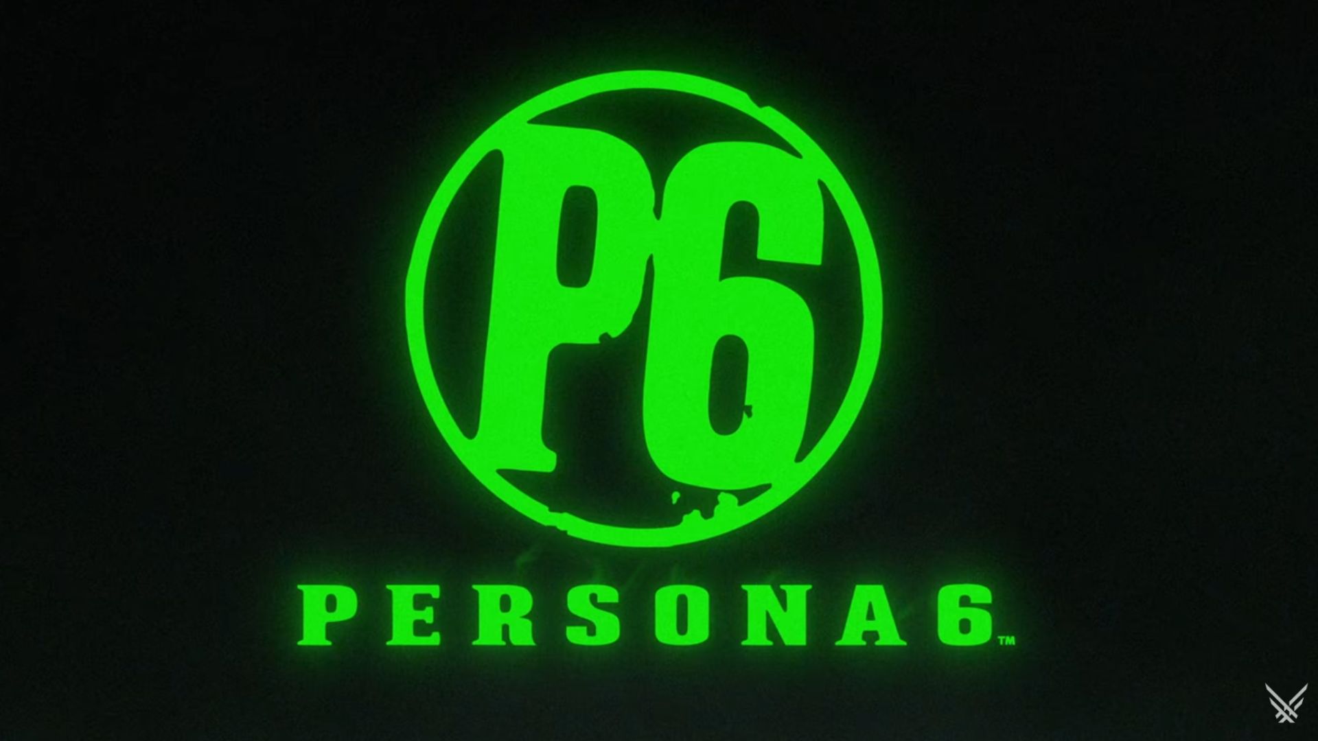 Neon Green Circular Logo with a Stylized 'a6' Inside 'persona6' Text Below on a Dark Background