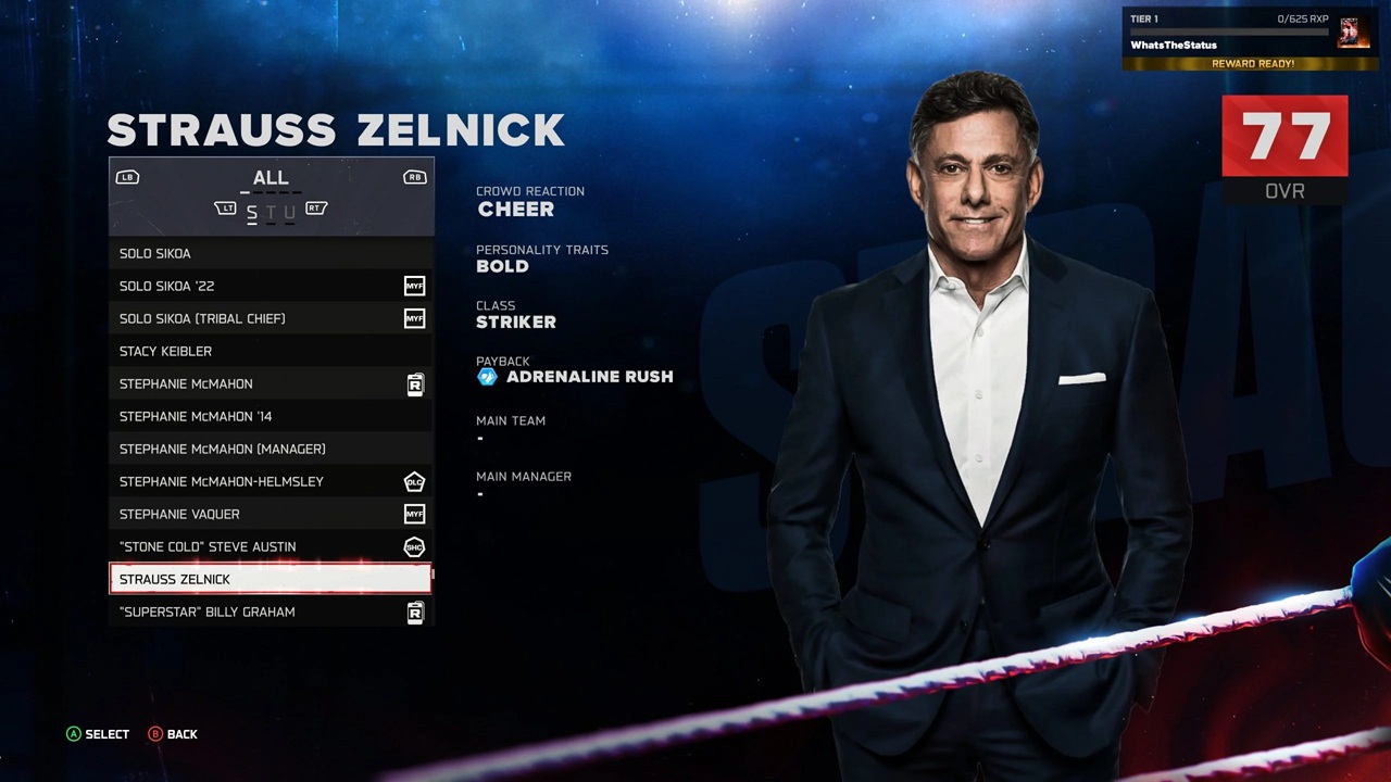 استراوس زلنیک، مدیرعامل تیک-تو، به جمع کشتی‌گیران WWE 2K26 ملحق شد!