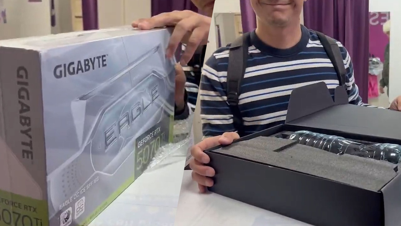 خریدار روسی فریب خورد: یک بطری آب در جعبه پلمپشده کارت گرافیک RTX 5070 Ti کشف شد!