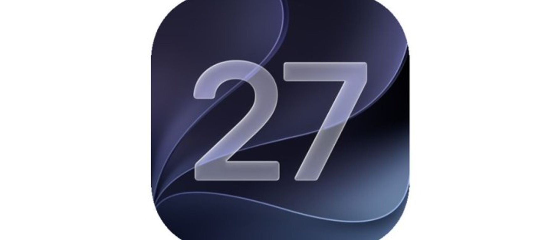Calendar app icon displaying the date 27 on a dark blue gradient background.