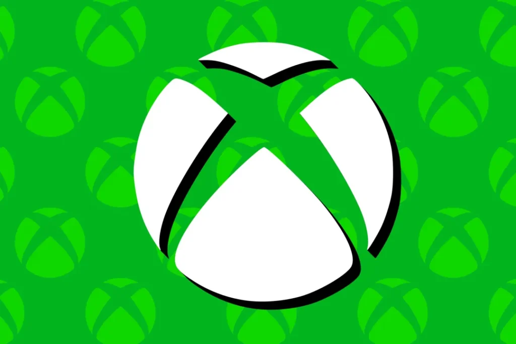 Large White Xbox Logo Centered on a Bright Green Background with Smaller Repeating Xbox Icons in the Pattern