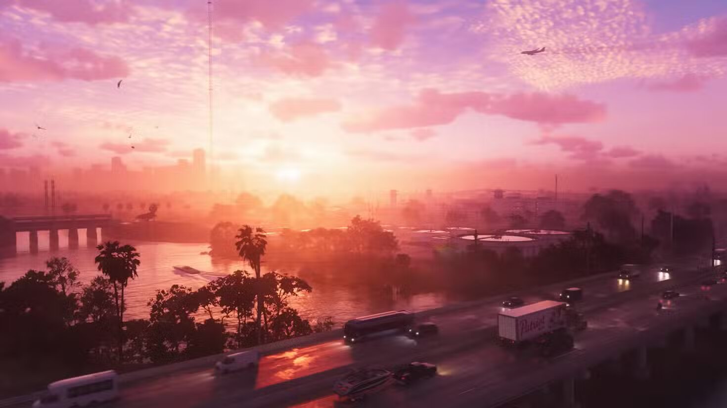 اسکرین‌شاتی از تریلر Grand Theft Auto 6