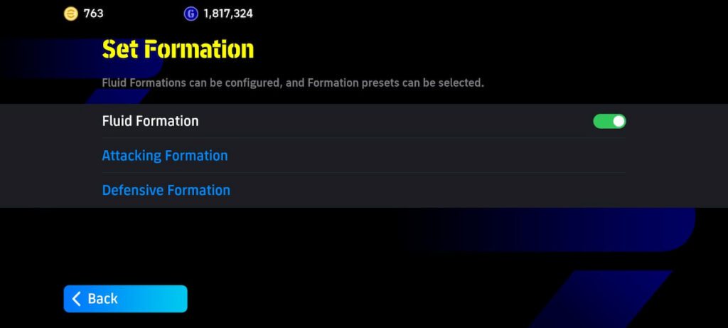 راهنمای eFootball 2027 Fluid Formations؛ آموزش فعال‌سازی و نحوه عملکرد | لینک ۳۶۵
