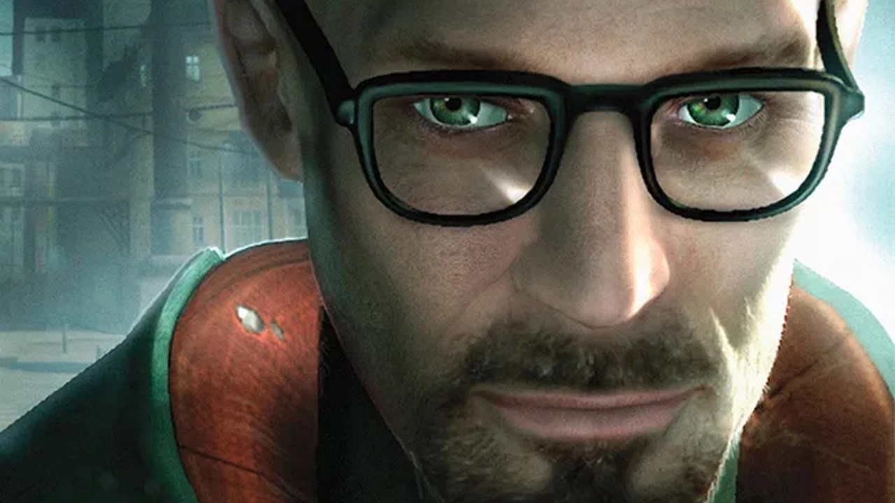 Close up Portrait of a Man with Black Glasses and Green Eyes Looking at the Camera Urban Background Behind Him