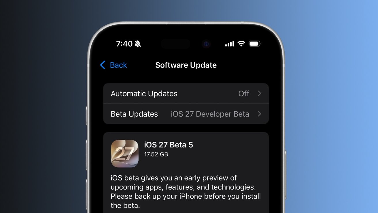 بتای پنجم iOS 27 منتشر شد؛ آنچه باید بدانید 
