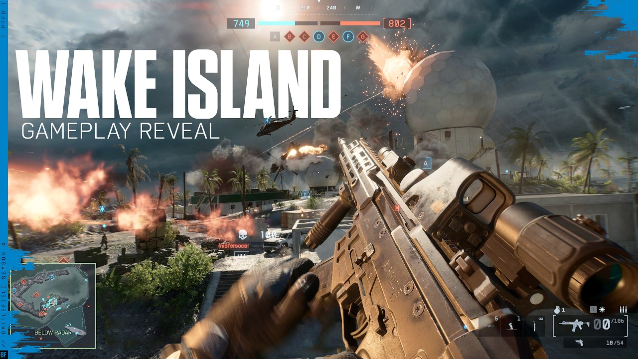 نقشه افسانه‌ای Wake Island هفته آینده به Battlefield 6 می‌آید + تریلر گیم‌پلی
