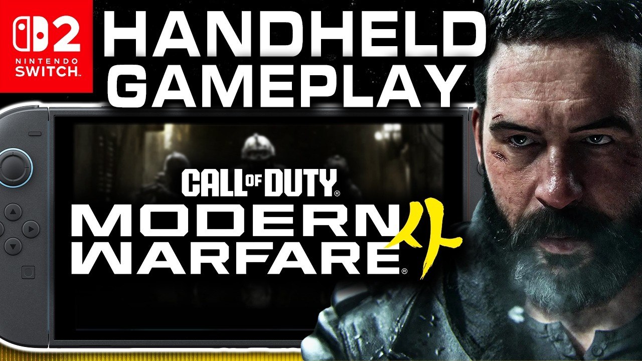 گیم‌پلی Call of Duty Modern Warfare 4 روی نینتندو سوییچ ۲ منتشر شد