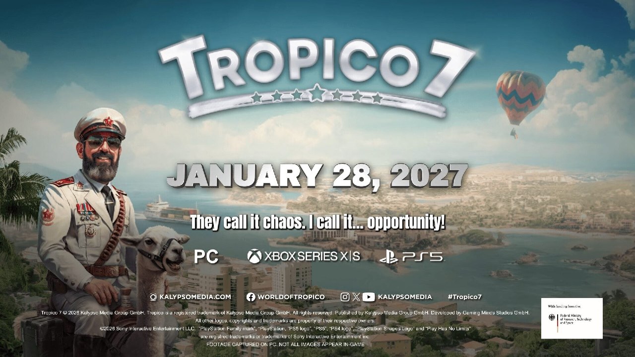 Img 20260827 035323 384 تریلر زمان عرضه بازی Tropico 7 منتشر شد | لینک ۳۶۵