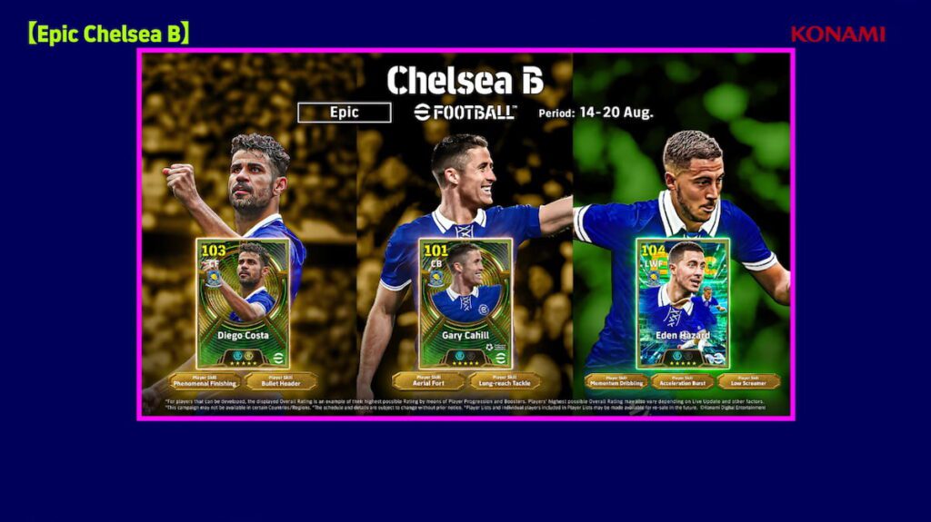 لیست رتبه‌بندی بازیکنان Epic ،Big Time و Show Time در eFootball 2027 منتشر شد | لینک ۳۶۵