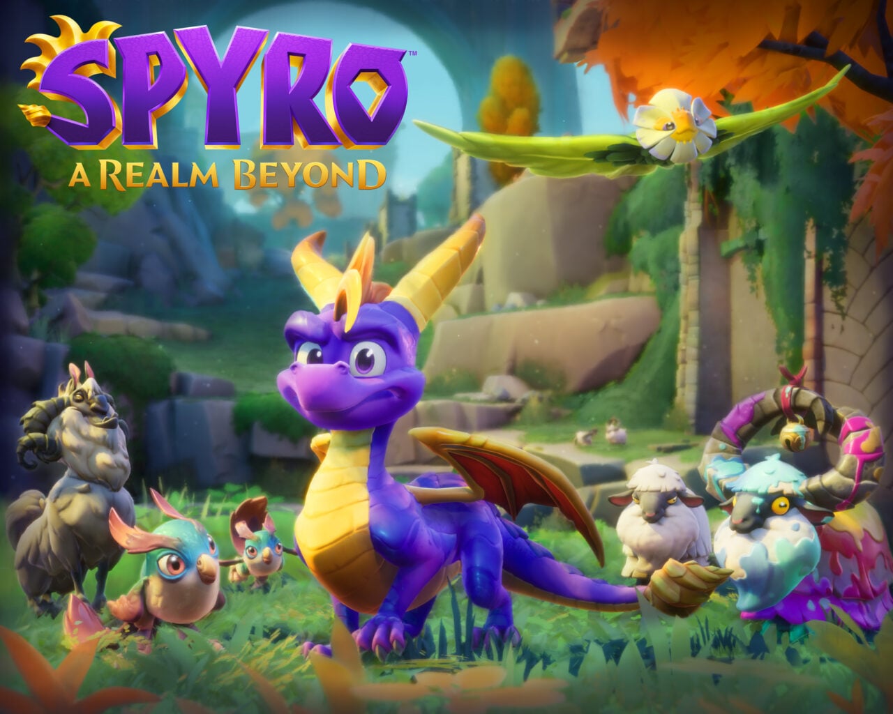 تصاویر هنری جدید Spyro: A Realm Beyond اسپایرو، دوستانش و منطقه Arcadian Vale را به تصویر میکشد