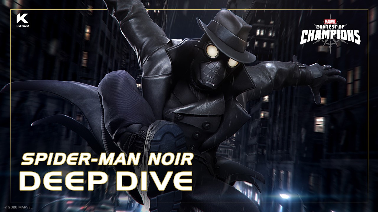 از گیمپلی شخصیت Spider-Man Noir در بازی Marvel Contest of Champions رونمایی شد