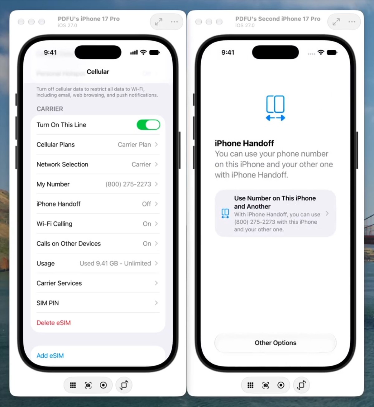 قابلیت جدید iOS 27 امکان استفاده از یک شماره روی دو آیفون را فراهم می‌کند | لینک ۳۶۵
