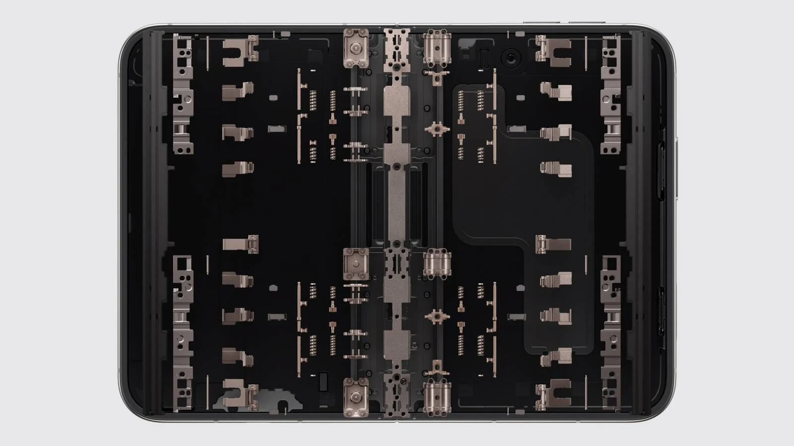 iphone-duo-internals نخستین گوشی تاشوی اپل با نام iPhone Duo معرفی شد | لینک ۳۶۵