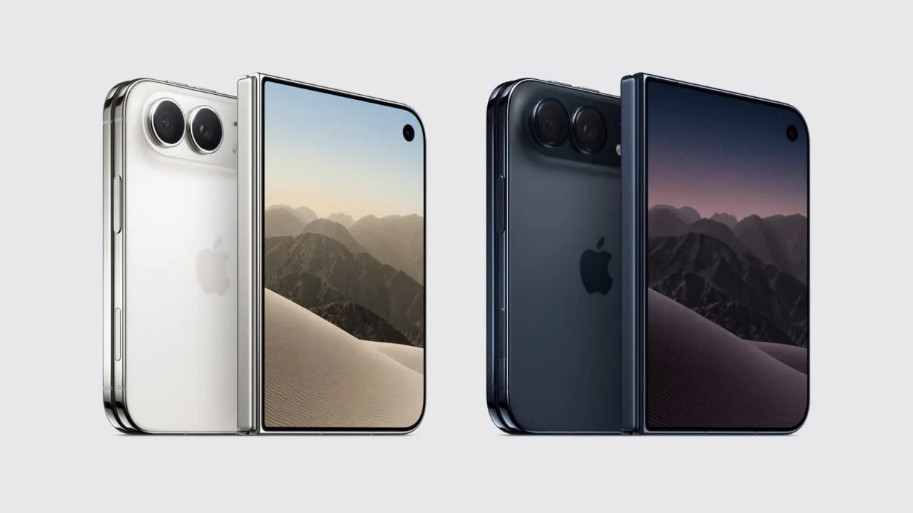 iphone-duo-colors نخستین گوشی تاشوی اپل با نام iPhone Duo معرفی شد | لینک ۳۶۵