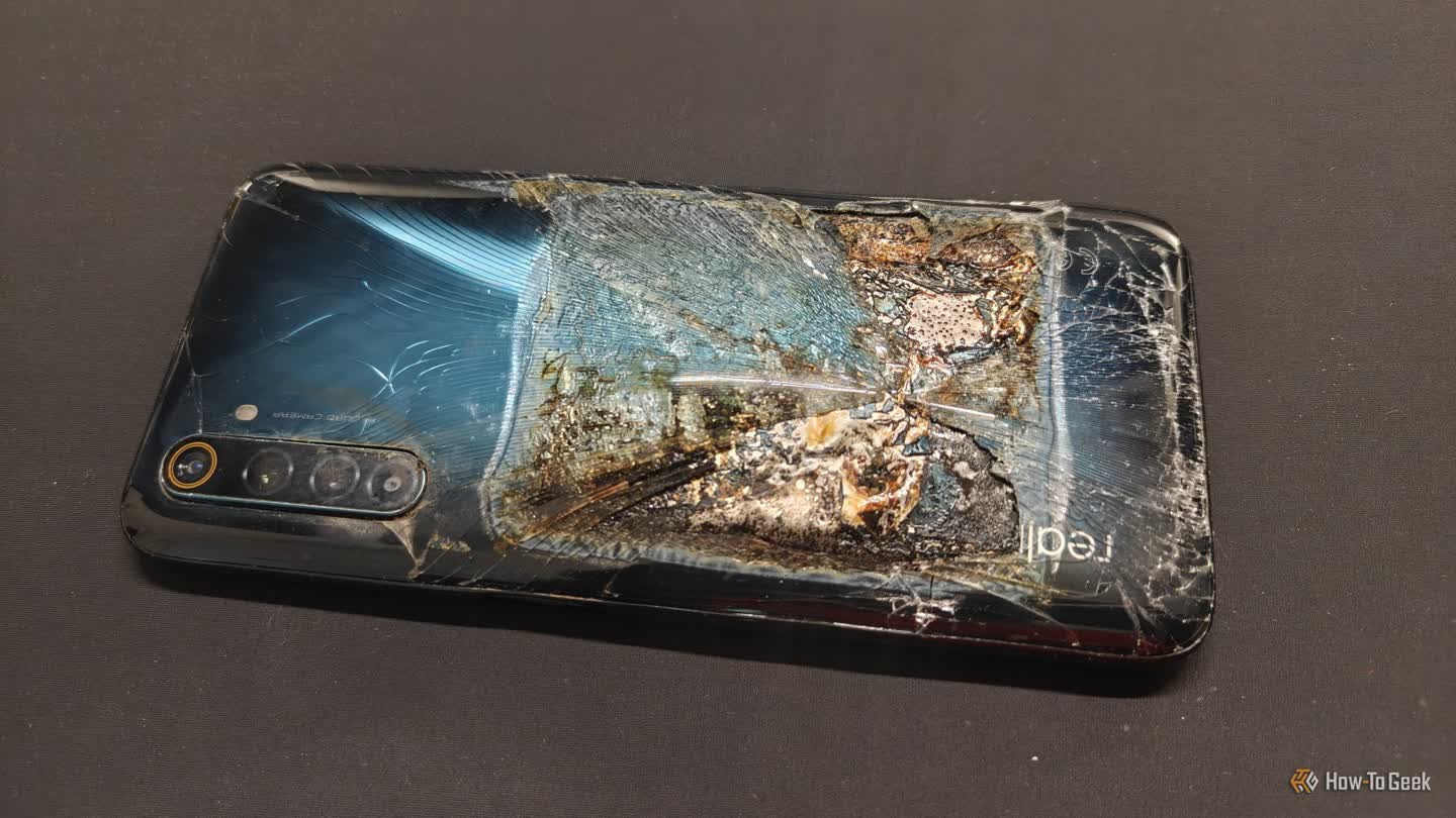 realme-burned گذاشتن گوشی اندرویدی داخل خودروی داغ چه خطراتی دارد؟ | لینک ۳۶۵
