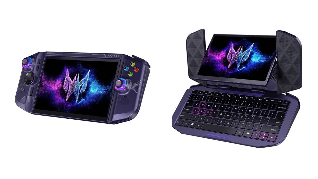 ایسر از کامپیوتر گیمینگ قابل حمل DualPlay Mini رونمایی کرد؛ ترکیب کنسول دستی و لپتاپ