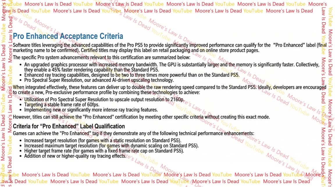 Ps5 pro enhanced criteria leak 0 فشار سونی بر راکستار؛ GTA 6 باید روی PS5 Pro وضوح تصویر، نرخ فریم یا ریتریسینگ بهتری داشته باشد | لینک ۳۶۵