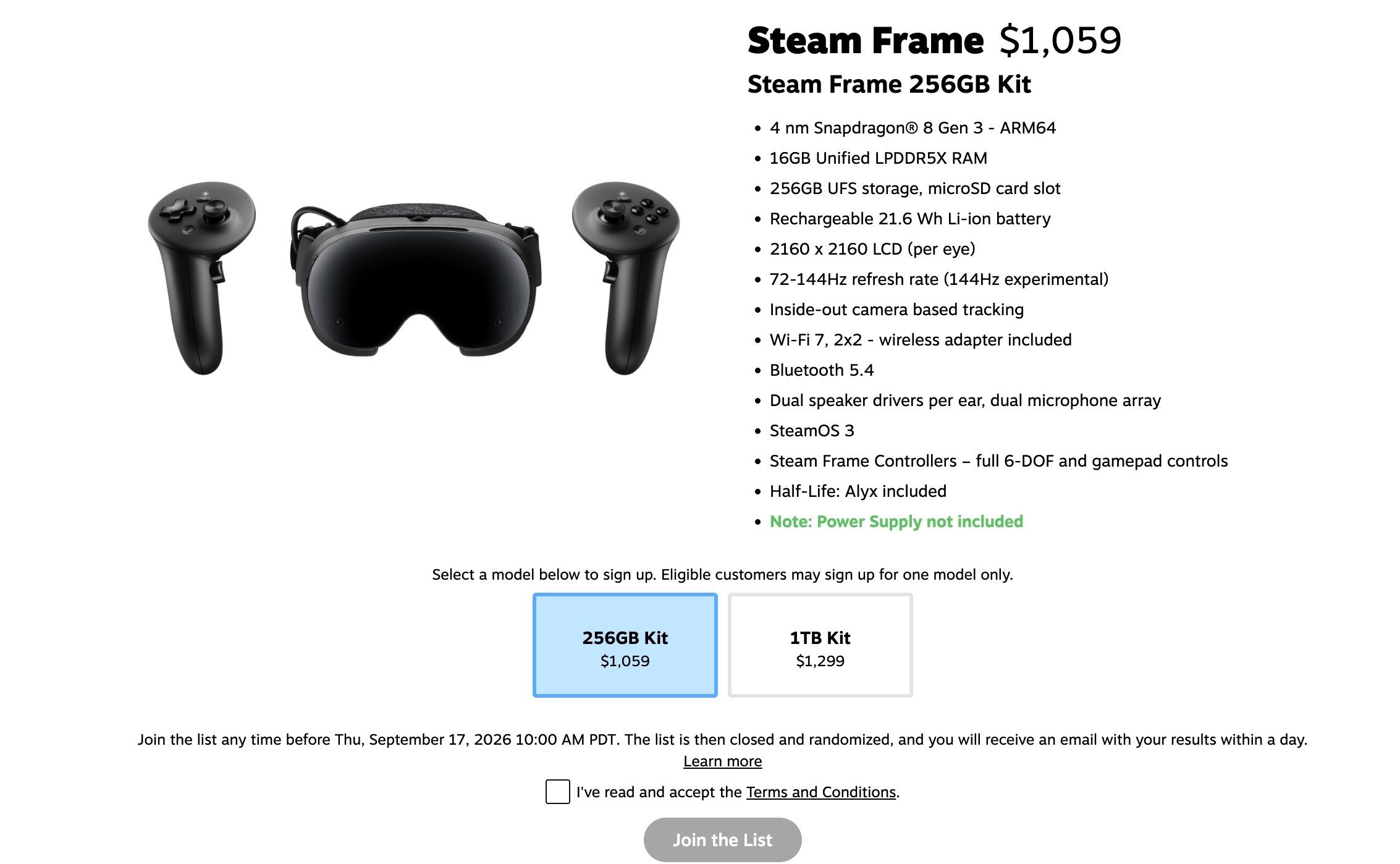 قیمت هدست واقعیت مجازی Steam Frame مشخص شد | لینک ۳۶۵