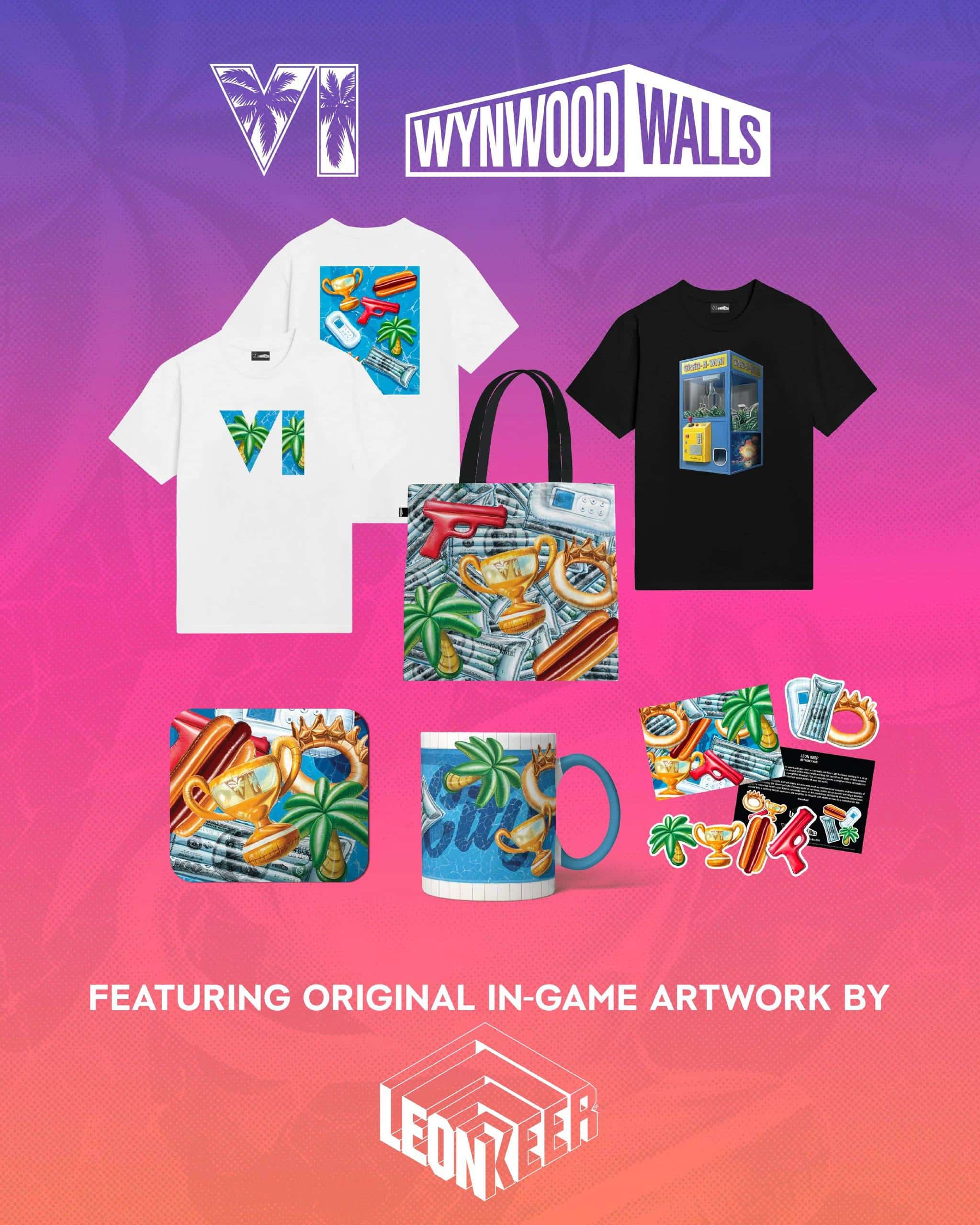 همکاری GTA 6 با موزه هنری Wynwood Walls شهر میامی؛ نگاهی به محصولات جدید با طرح وایس سیتی | لینک ۳۶۵