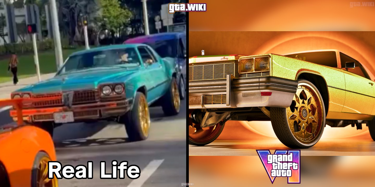 تماشا کنید: تبلیغ دیوانه‌وار GTA 6 در خیابان‌های میامی با سوپرکارها | لینک ۳۶۵