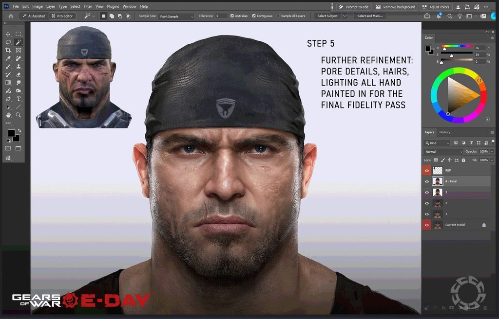 طرح‌های مفهومی اولیه Gears of War: E-Day تغییرات شخصیت های بازی را نشان می دهد | لینک ۳۶۵