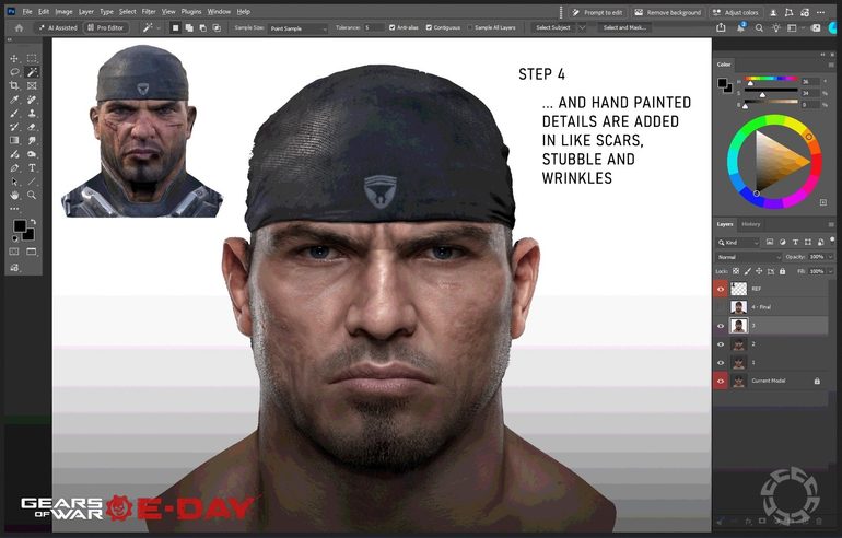 طرح‌های مفهومی اولیه Gears of War: E-Day تغییرات شخصیت های بازی را نشان می دهد | لینک ۳۶۵